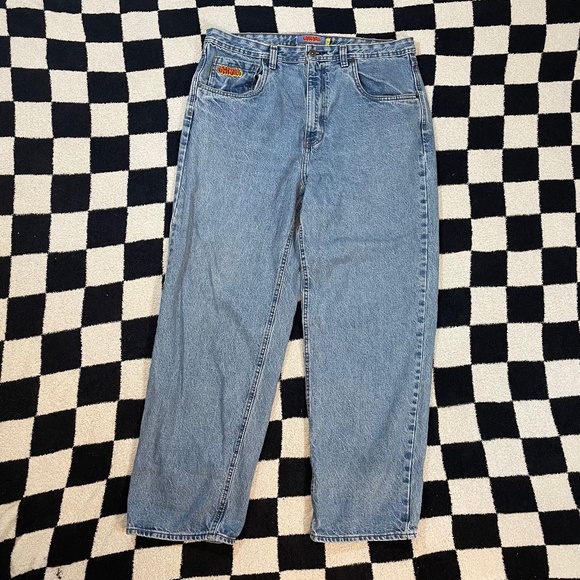 empyre loose fit relaxed light wash denim jeans baggy size 36 - Picture 1 of 4